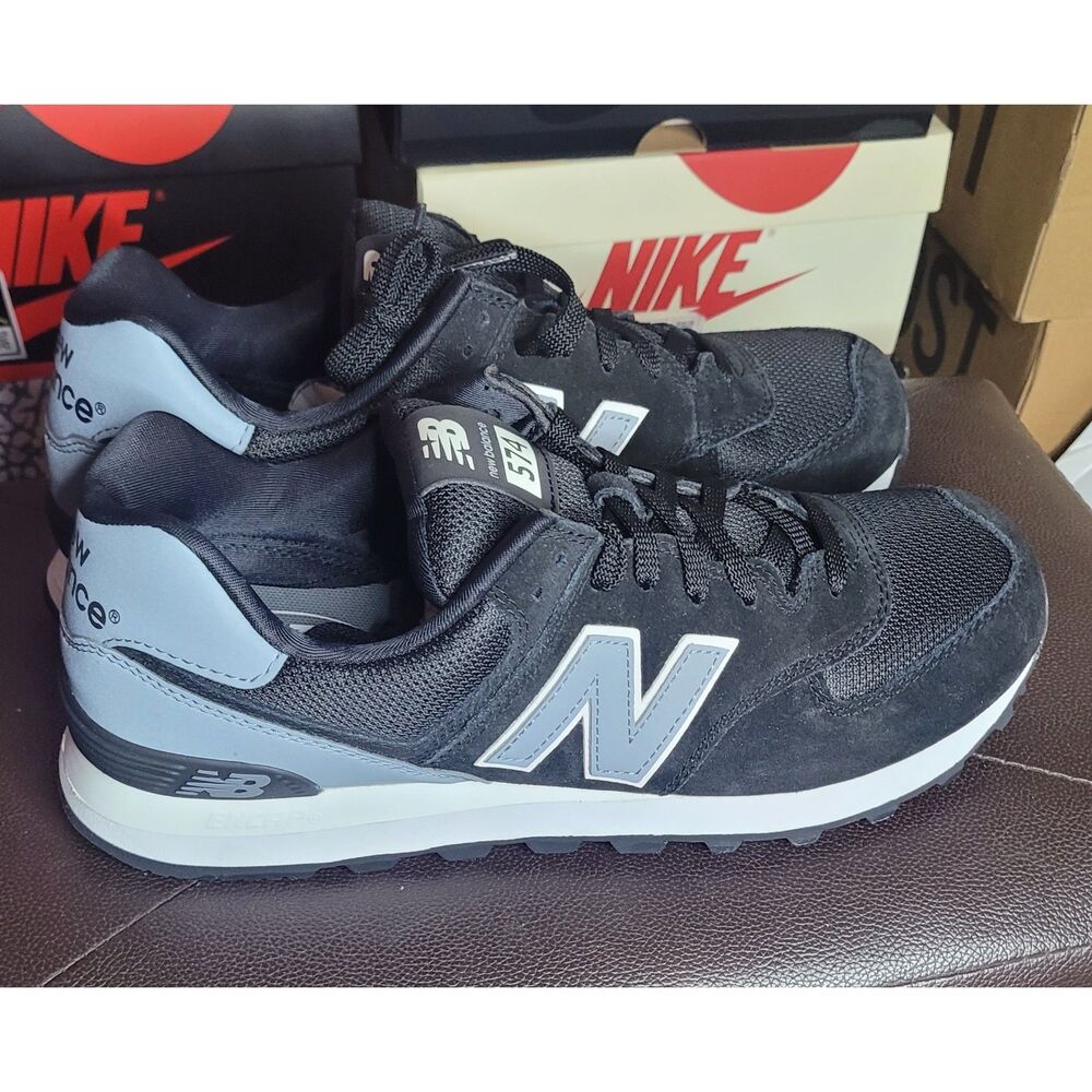 New Balance 574 ML574CNA Black Blue Men's Size 10 ENCAP Sneakers NEW w/ Box - Picture 2 of 7